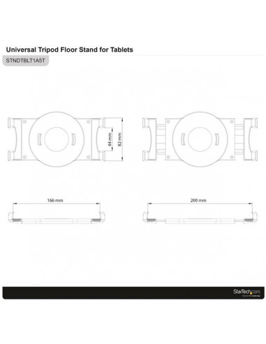 StarTech.com Cavalletto Treppiedi Tablet