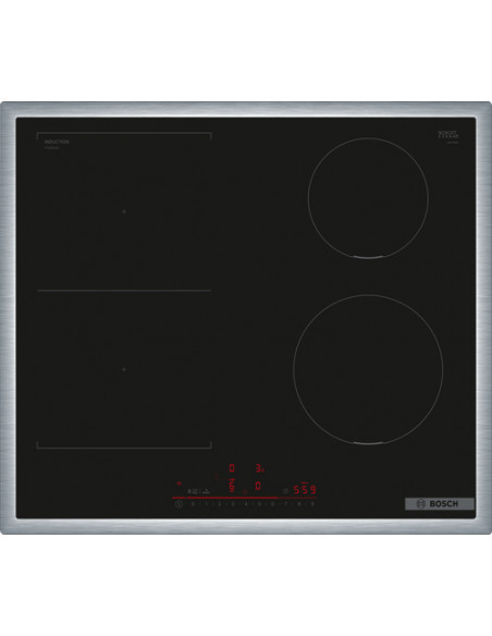 Bosch Serie 6 PVS645HB1E Piano cottura a induzione 60 cm Nero, con profili