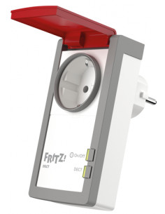 FRITZ!DECT 210 INT presa intelligente 3450 W Grigio, Rosso, Bianco
