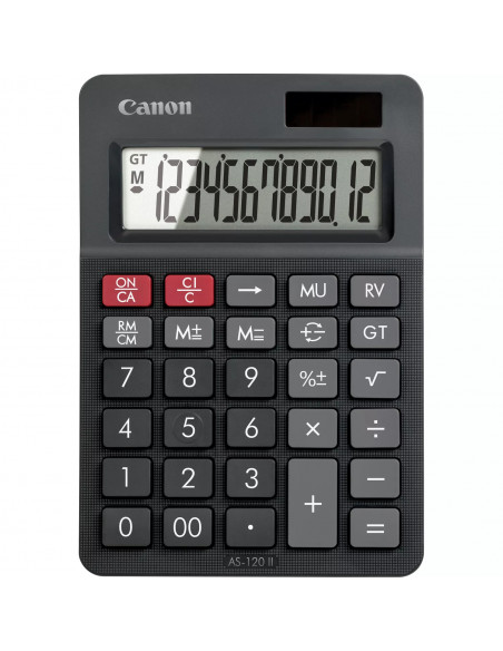 Canon AS-120 II calcolatrice Desktop Calcolatrice con display Nero