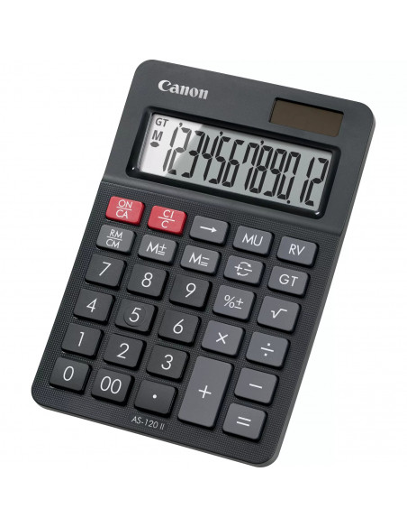 Canon AS-120 II calcolatrice Desktop Calcolatrice con display Nero