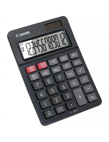 Canon AS-120 II calcolatrice Desktop Calcolatrice con display Nero