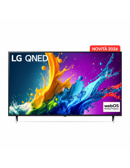 LG QNED AI 55'' Serie QNED80 55QNED80T6A, TV 4K, 3 HDMI, SMART TV 2024