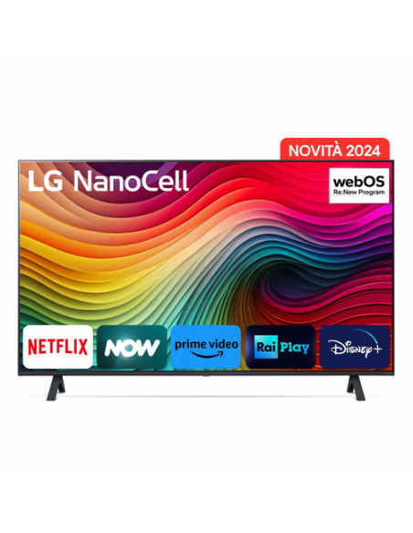LG NanoCell AI 43'' Serie NANO82 43NANO82T6B, TV 4K, 3 HDMI, SMART TV 2024
