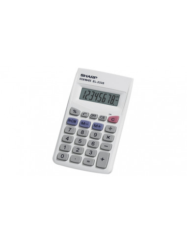 Sharp EL-233SB calcolatrice Desktop Calcolatrice finanziaria Grigio