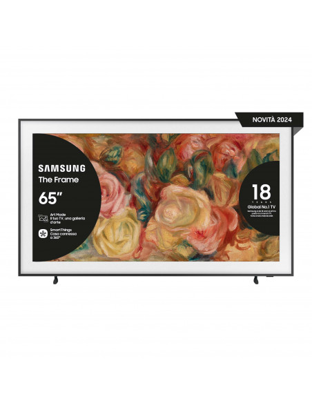 Samsung TV QLED 4K 65” QE65LS03DAUXZT Smart TV Wi-Fi Black 2024, Matte Display, Processore Quantum 4K, Modern Frame Design, Do