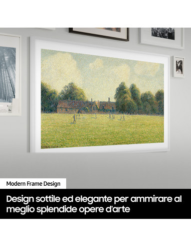 Samsung TV QLED 4K 65” QE65LS03DAUXZT Smart TV Wi-Fi Black 2024, Matte Display, Processore Quantum 4K, Modern Frame Design, Do