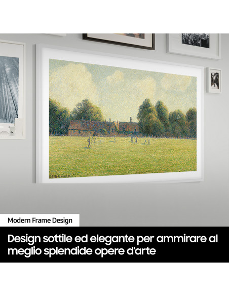 Samsung TV QLED 4K 65” QE65LS03DAUXZT Smart TV Wi-Fi Black 2024, Matte Display, Processore Quantum 4K, Modern Frame Design, Do