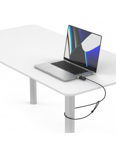 Compulocks MBPR16LDG02CL cavo di sicurezza Nero, Argento