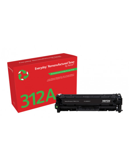 Everyday Toner rigenerato ™ di Xerox Nero compatibile con HP 312A (CF380A), Capacità standard