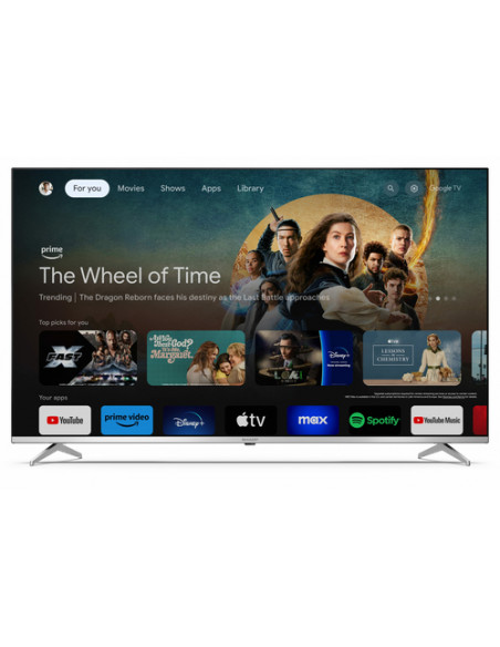 Sharp 55GP6260E TV 139,7 cm (55") 4K Ultra HD Smart TV Wi-Fi Nero, Argento