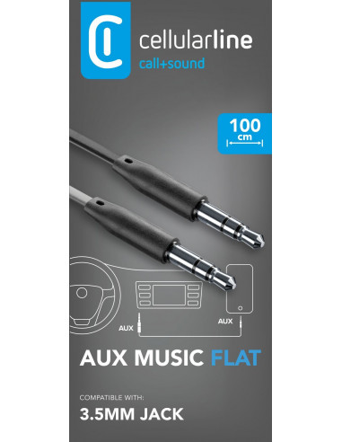 Cellularline Aux Music - Universale Jack 3.5mm