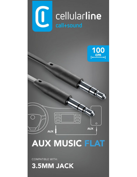 Cellularline Aux Music - Universale Jack 3.5mm