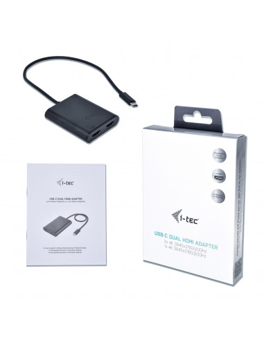 i-tec USB-C 3.1 Dual 4K HDMI Video Adapter