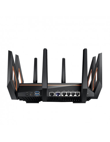 ASUS GT-AX11000 router wireless Gigabit Ethernet Banda tripla (2.4 GHz/5 GHz/5 GHz) Nero