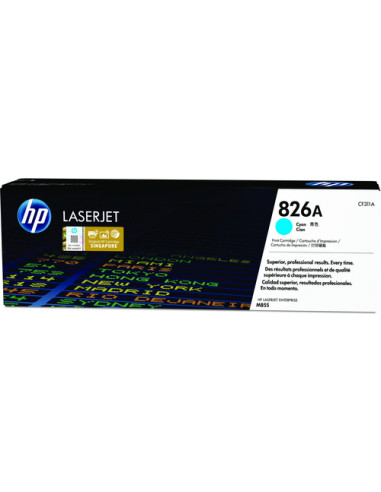 HP Cartuccia Toner originale ciano LaserJet 826A
