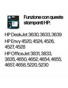 HP Cartuccia originale inchiostro tricromia 302 2