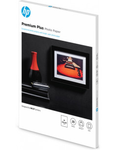 HP Carta fotografica satinata Premium Plus, 300 g/m2, A4 (210 x 297 mm), 20 fogli 2