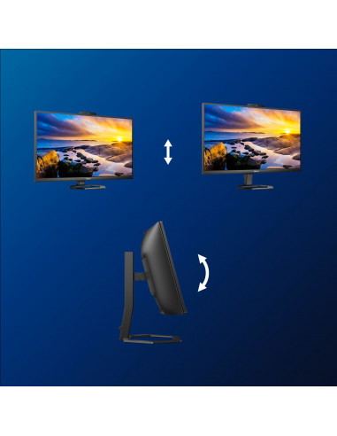 Philips 5000 series 34E1C5600HE/00 LED display 86,4 cm (34") 3440 x 1440 Pixel 4K Ultra HD Nero