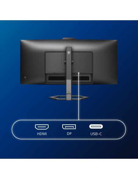 Philips 5000 series 34E1C5600HE/00 LED display 86,4 cm (34") 3440 x 1440 Pixel 4K Ultra HD Nero