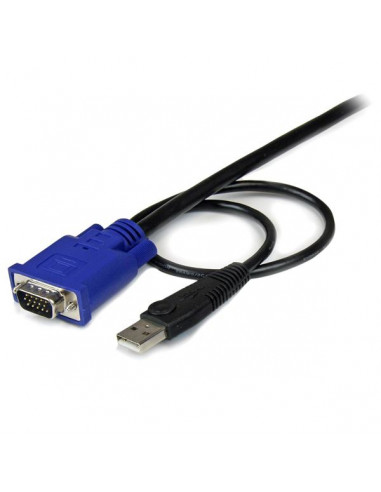 StarTech.com Cavo sottile KVM, VGA, USB, 2 in 1 1,3 m c.a.