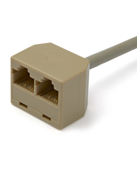 StarTech.com Cavo Adattatore sdoppiatore RJ45 2 a 1 - F/M
