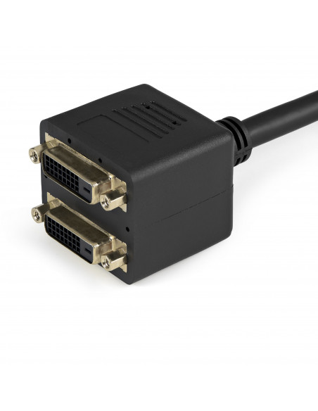 StarTech.com Cavo splitter video digitiale DVI-D a 2 DVI-D da 30 cm - M/F