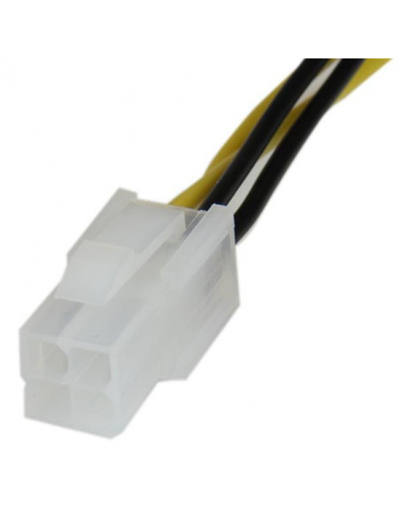 StarTech.com Cavo di estensione per alimentatore CPU 4P 8'' ATX12V 4 pin - M/F