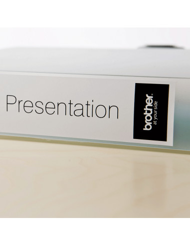 Brother DK-22225 nastro per etichettatrice Nero su bianco