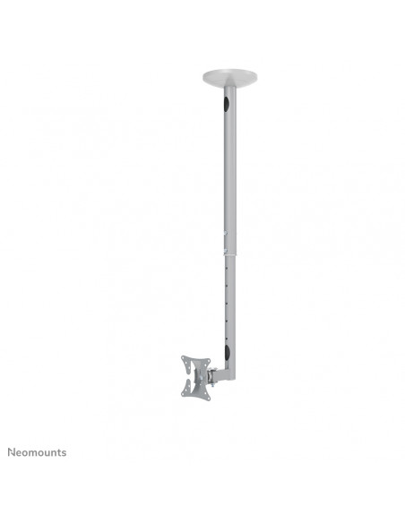 Neomounts FPMA-C050SILVER Supporto monitor/TV a soffitto 10-30" - alt. 60-85 cm