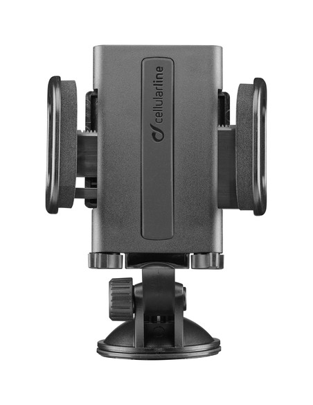Cellularline Hug Flexi - Universal Supporto smartphone da auto con fissaggio a ventosa