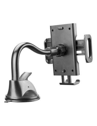 Cellularline Hug Flexi - Universal Supporto smartphone da auto con fissaggio a ventosa