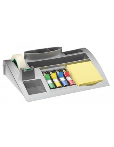 3M C50 organizzatore per cassetto di scrivania Argento
