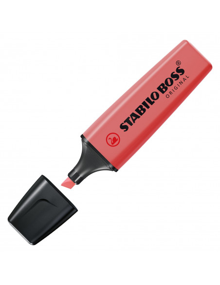 STABILO BOSS ORIGINAL evidenziatore 1 pz Punta smussata Rosso