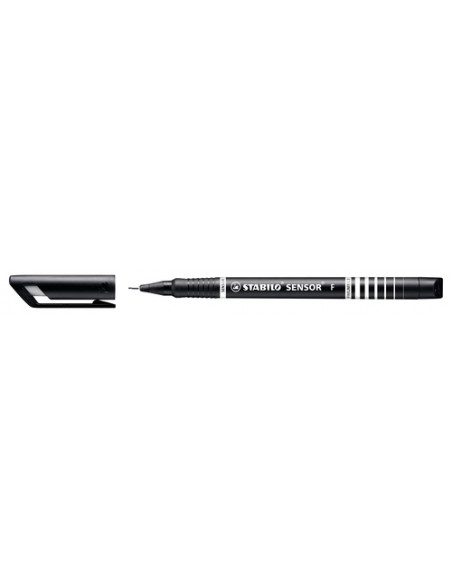 STABILO SENSOR fine penna tecnica Nero, Blu, Verde, Rosso 4 pz