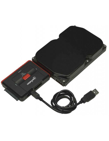 Manhattan 179195 replicatore di porte e docking station per laptop USB tipo A Nero