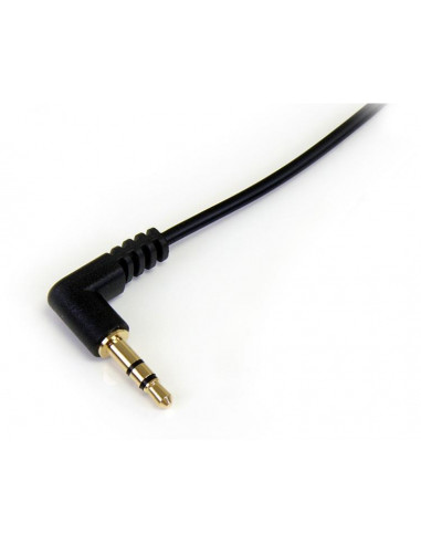 StarTech.com Cavo Audio Stereo 3,5mm slim angolato a destra da 1,8m - M/M