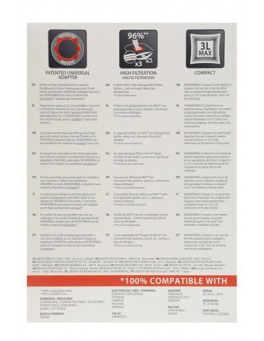 Rowenta WB305120 accessorio e ricambio per aspirapolvere