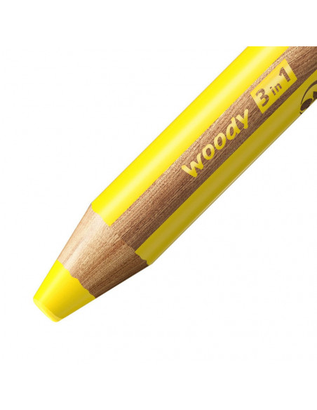 STABILO woody 3 in 1 Giallo 1 pz