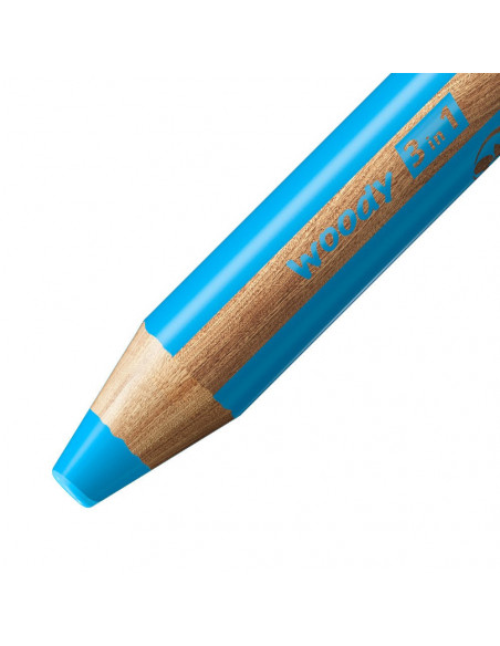 STABILO woody 3 in 1 Blu 1 pz