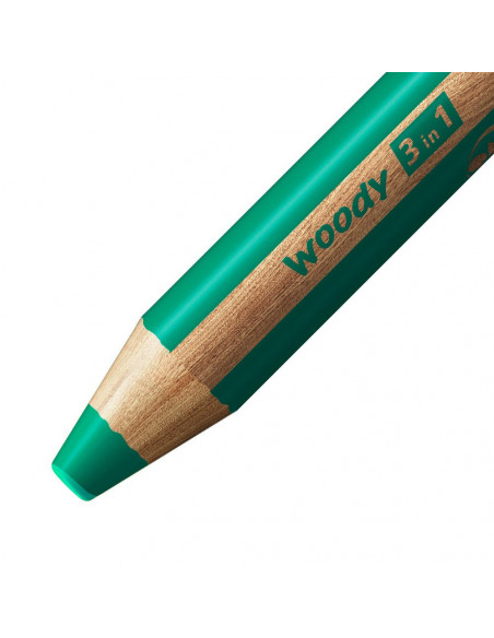 STABILO woody 3 in 1 Verde 1 pz