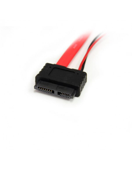 StarTech.com Adattatore cavo slimline SATA a SATA e alimentazione LP4 30,5 cm