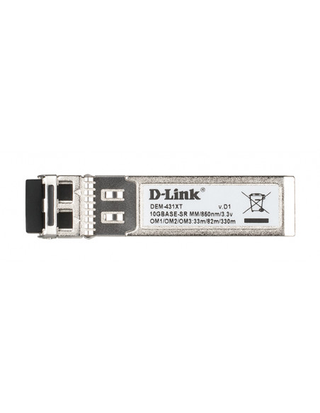 D-Link DEM-431XT modulo del ricetrasmettitore di rete Fibra ottica 10000 Mbit/s SFP+ 850 nm