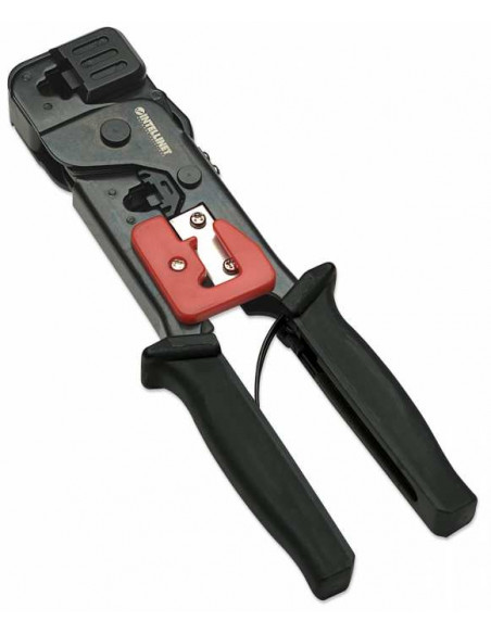 Intellinet 210836 pinza crimpatrice Nero, Rosso