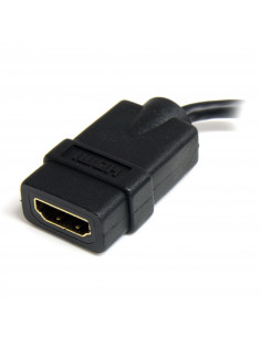 StarTech.com Cavo HDMI a micro HDMI ad alta velocita' - Cavo HDMI micro High Speed da 12cm - F/M - Nero 2