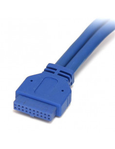 StarTech.com Cavo pannello USB 3.0 2 porte - Cavo USB A a collettore scheda madre F/F 2