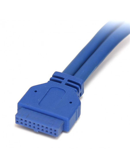 StarTech.com Cavo pannello USB 3.0 2 porte - Cavo USB A a collettore scheda madre F/F