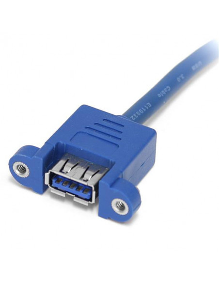 StarTech.com Cavo pannello USB 3.0 2 porte - Cavo USB A a collettore scheda madre F/F