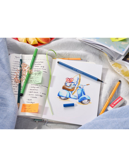 STABILO Pen 68 marcatore Rosso 1 pz