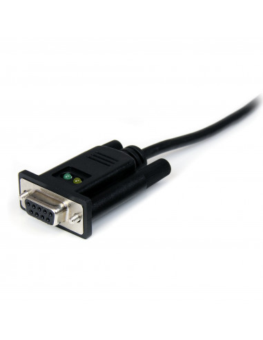 StarTech.com Cavo adattatore seriale DCE 1 porta USB a RS232 DB9 null modem con FTDI